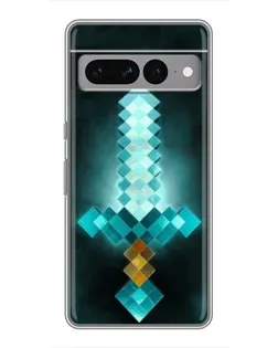 Чохол для Google Pixel 7 Pro з картинкою «Алмазний меч неон»