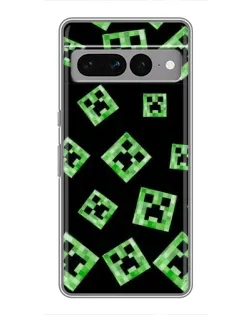 Чохол для Google Pixel 7 Pro з картинкою «Паттерн з кріперами»
