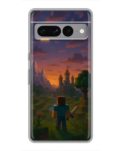 Чохол для Google Pixel 7 Pro з картинкою «Стів біля вежі»