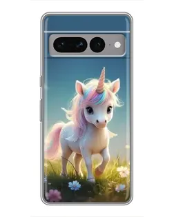 Чохол для Google Pixel 7 Pro з картинкою «Єдиноріг на галявині»