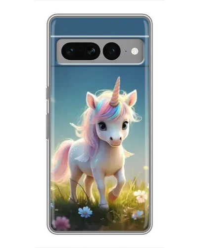 Чохол для Google Pixel 7 Pro з картинкою «Єдиноріг на галявині»