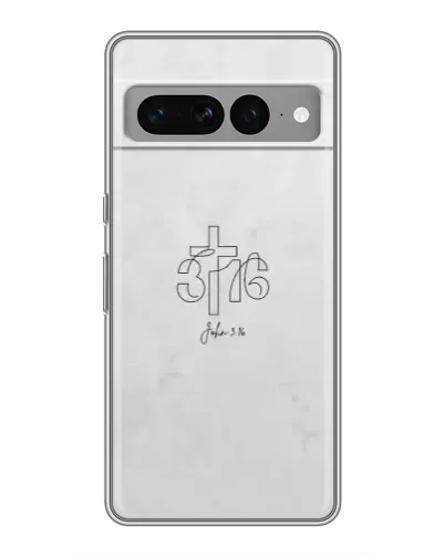 Чохол для Google Pixel 7 Pro з картинкою «Івана 3:16 Хрест»