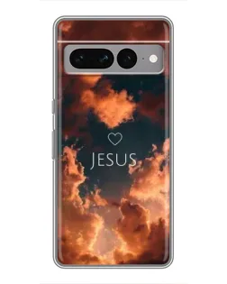 Чохол для Google Pixel 7 Pro з картинкою «Сяйво Імені Jesus»