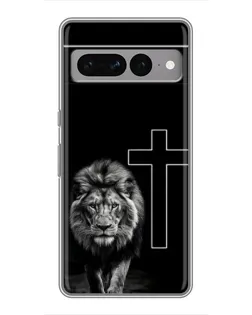 Чохол для Google Pixel 7 Pro з картинкою «Лев та Хрест»