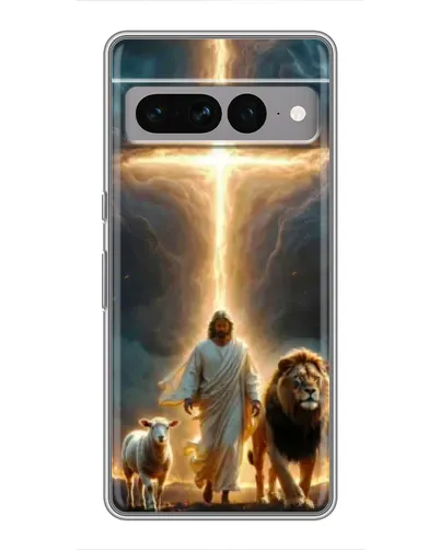 Чохол для Google Pixel 7 Pro з картинкою «Лев Юди та Світло»