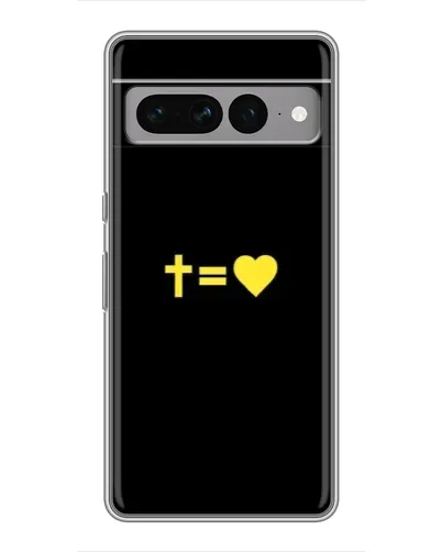 Чохол для Google Pixel 7 Pro з картинкою «Серце та Хрест»