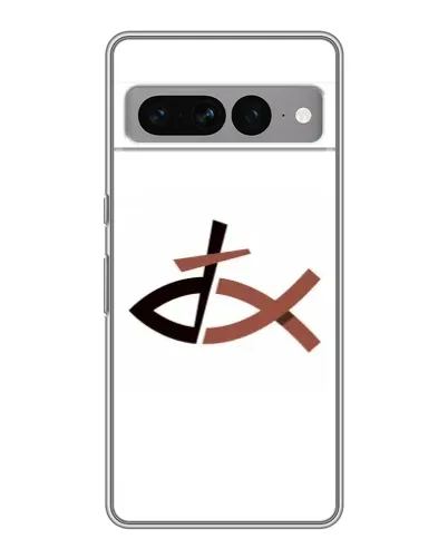 Чохол для Google Pixel 7 Pro з картинкою «Риба та хрест»