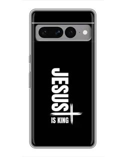 Чохол для Google Pixel 7 Pro з картинкою «Вертикаль віри Jesus»