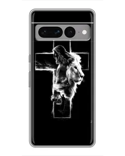 Чохол для Google Pixel 7 Pro з картинкою «Сяючий хрест Jesus»