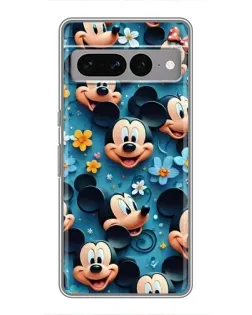 Чохол для Google Pixel 7 Pro з картинкою «Паттерн Міккі та Мінні»