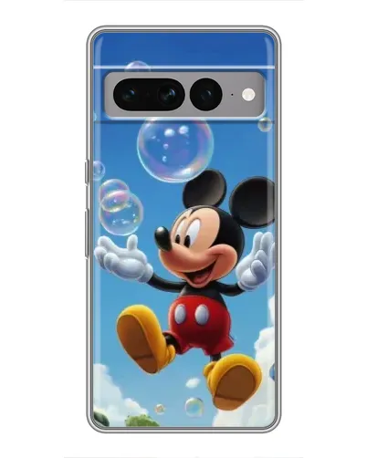 Чохол для Google Pixel 7 Pro з картинкою «Mickey та мильні бульбашки»