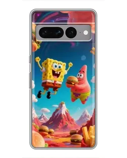 Чохол для Google Pixel 7 Pro з картинкою «Космічний фастфуд»