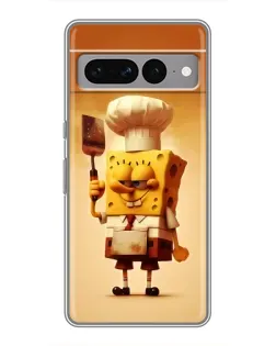 Чохол для Google Pixel 7 Pro з картинкою «Губка Боб кухар»