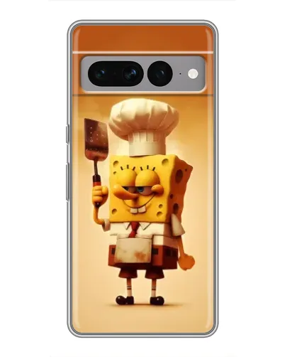 Чохол для Google Pixel 7 Pro з картинкою «Губка Боб кухар»