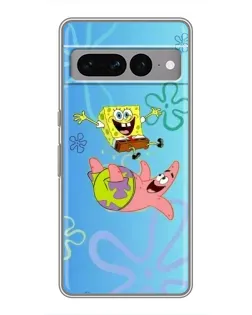 Чохол для Google Pixel 7 Pro з картинкою «Спанч Боб та Патрік»