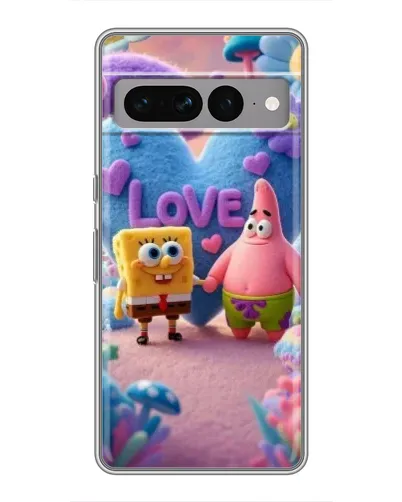 Чохол для Google Pixel 7 Pro з картинкою «Губка Боб Патрік»