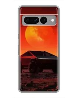 Чохол для Google Pixel 7 Pro з картинкою «Cybertruck на Марсі»