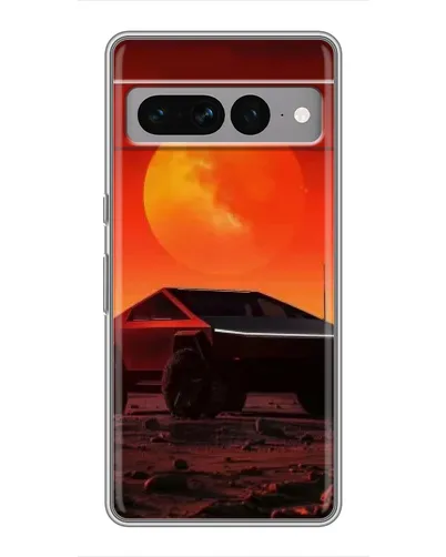 Чохол для Google Pixel 7 Pro з картинкою «Cybertruck на Марсі»