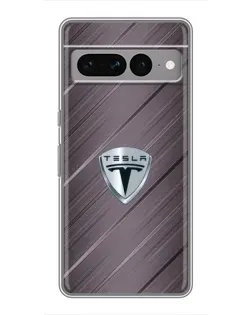 Чохол для Google Pixel 7 Pro з картинкою «Металева текстура Tesla»