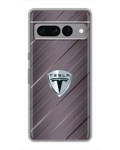 Чохол для Google Pixel 7 Pro з картинкою «Металева текстура Tesla»
