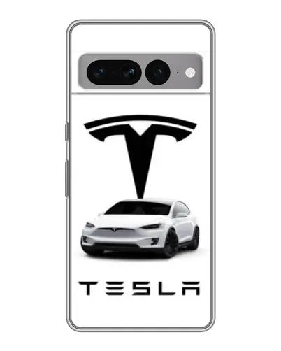 Чохол для Google Pixel 7 Pro з картинкою «Tesla White Style»