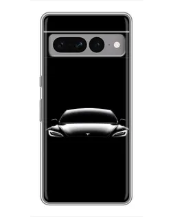 Чохол для Google Pixel 7 Pro з картинкою «Фари Tesla Night»
