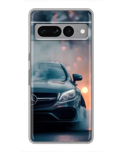 Чохол для Google Pixel 7 Pro з картинкою «Mercedes — нічне місто»