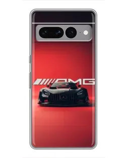 Чохол для Google Pixel 7 Pro з картинкою «Mercedes AMG — червона лінія»