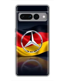Чохол для Google Pixel 7 Pro з картинкою «Mercedes — прапор Німеччини»