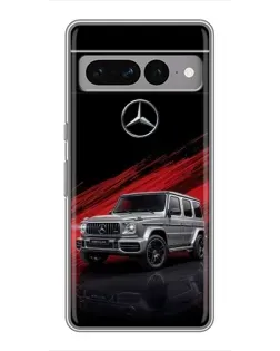 Чохол для Google Pixel 7 Pro з картинкою «Mercedes G-Class червоний»