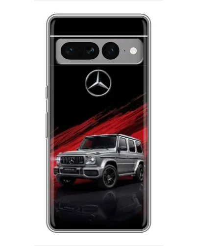 Чохол для Google Pixel 7 Pro з картинкою «Mercedes G-Class червоний»