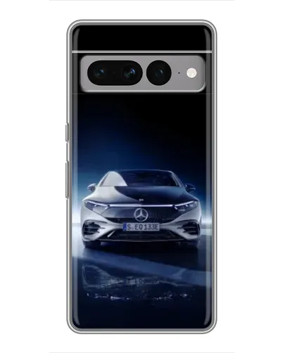 Чохол для Google Pixel 7 Pro з картинкою «Нічний Mercedes EQ»