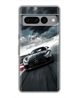 Чохол для Google Pixel 7 Pro з картинкою «Гоночний Mercedes AMG»