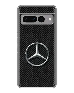 Чохол для Google Pixel 7 Pro з картинкою «Карбоновий Mercedes стиль»