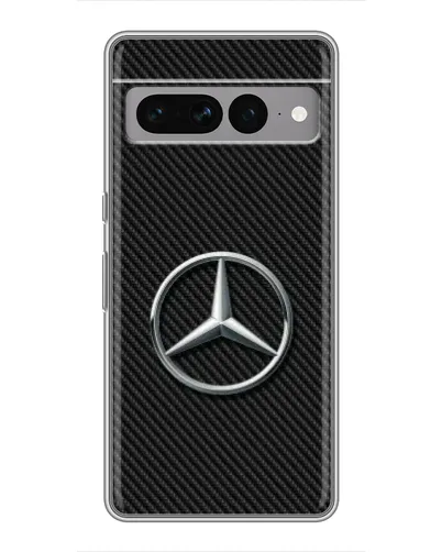 Чохол для Google Pixel 7 Pro з картинкою «Карбоновий Mercedes стиль»