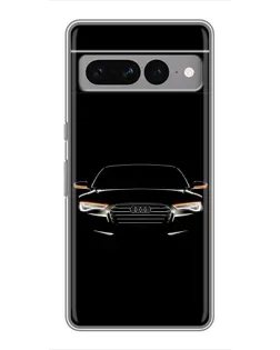 Чохол для Google Pixel 7 Pro з картинкою «Audi — нічний контур»