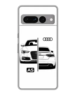 Чохол для Google Pixel 7 Pro з картинкою «Audi — контрастний дизайн»