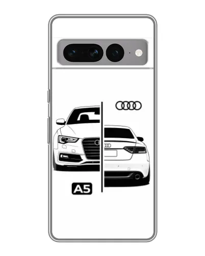 Чохол для Google Pixel 7 Pro з картинкою «Audi — контрастний дизайн»