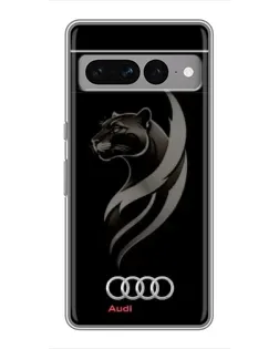 Чохол для Google Pixel 7 Pro з картинкою «Графіка — пантера та Audi»