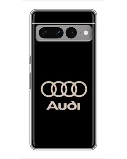 Чохол для Google Pixel 7 Pro з картинкою «Audi — золотий логотип»