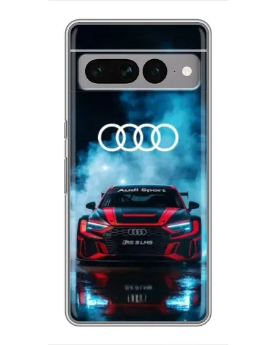 Чохол для Google Pixel 7 Pro з картинкою «Audi Sport — неон»