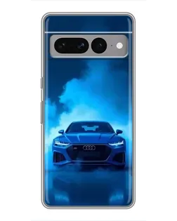 Чохол для Google Pixel 7 Pro з картинкою «Audi — блакитна енергія»