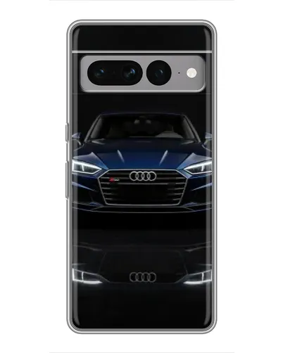 Чохол для Google Pixel 7 Pro з картинкою «Audi — нічне відображення»