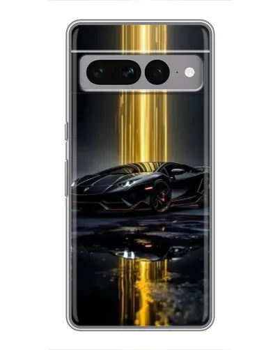 Чохол для Google Pixel 7 Pro з картинкою «Нічний Lamborghini драйв»
