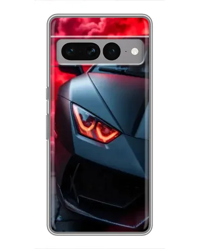 Чохол для Google Pixel 7 Pro з картинкою «Lamborghini червоне сяйво»