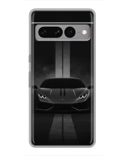 Чохол для Google Pixel 7 Pro з картинкою «Lamborghini симетрія доріг»