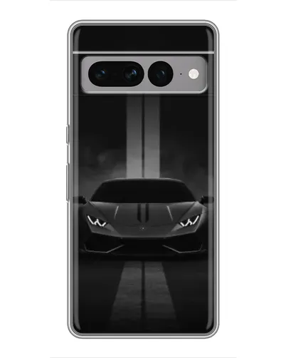 Чохол для Google Pixel 7 Pro з картинкою «Lamborghini симетрія доріг»