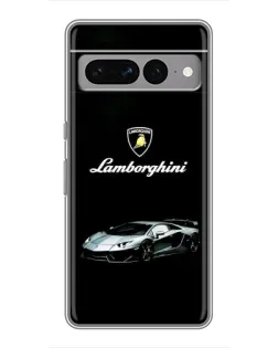 Чохол для Google Pixel 7 Pro з картинкою «Логотип Lamborghini класика»