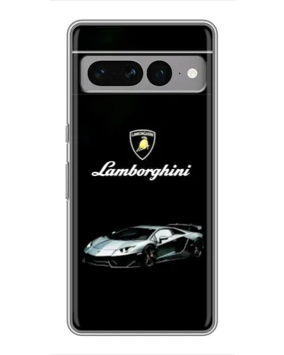Чохол для Google Pixel 7 Pro з картинкою «Логотип Lamborghini класика»