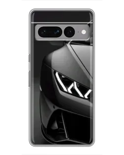 Чохол для Google Pixel 7 Pro з картинкою «Lamborghini фари деталізація»